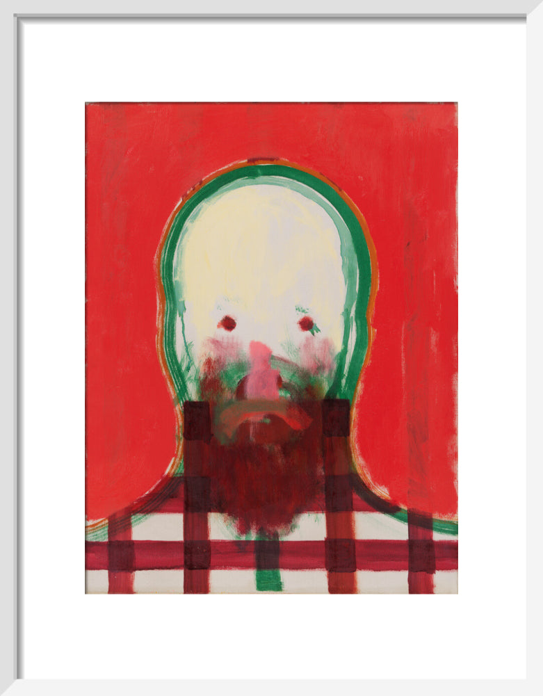 (john) peter warren cochrane portrait print (art print, small, white frame)