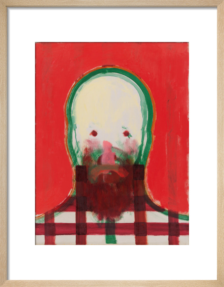 (john) peter warren cochrane portrait print (art print, small, natural frame)