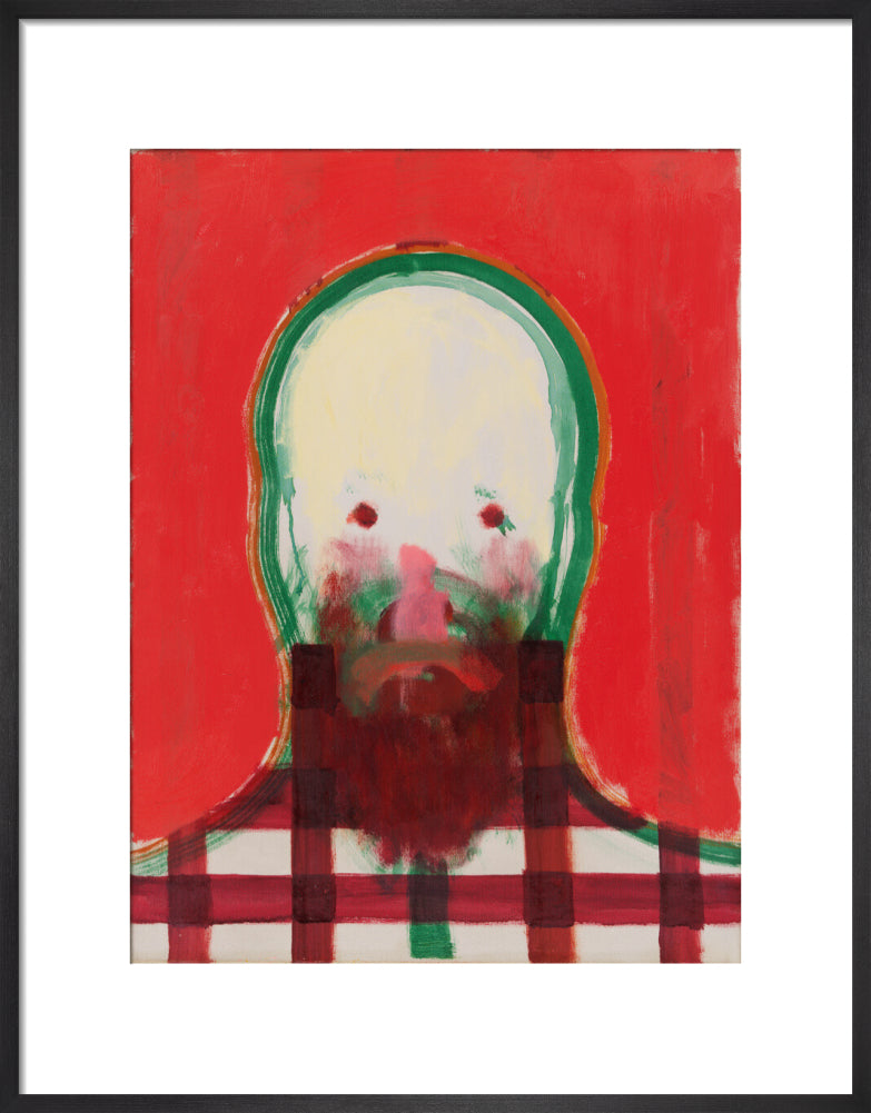 (john) peter warren cochrane portrait print (art print, medium, black frame)