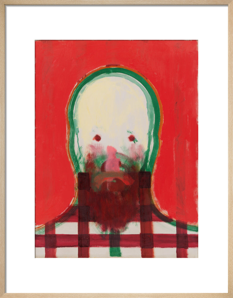 (john) peter warren cochrane portrait print (art print, medium, natural frame)