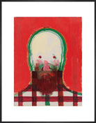 (John) Peter Warren Cochrane Portrait Print (Art print, Large, Black frame)
