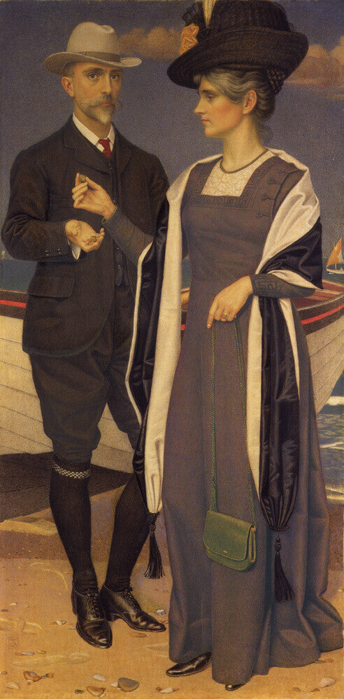 Joseph southall; anna elizabeth southall portrait print