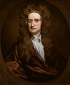 Sir Isaac Newton Portrait Print