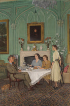 Conversation piece at the Royal Lodge, Windsor Portrait Print