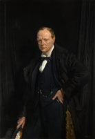 Winston Churchill Portrait Print