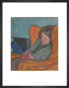 Virginia Woolf Portrait Print (Art print, Small, Black frame)