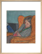 Virginia Woolf Portrait Print (Art print, Small, Natural frame)