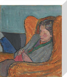 Virginia Woolf Portrait Print (Stretched canvas, Small, No frame)