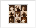 Akram Khan Portrait Print (Art print, Small, White frame)