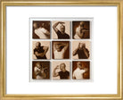 Akram Khan Portrait Print (Art print, Small, Gold frame)