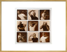 Akram Khan Portrait Print (Art print, Extra large, Gold frame)