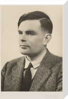 Alan Turing Portrait Print (Stretched canvas, Medium, No frame)