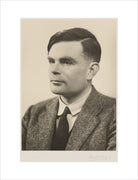 Alan Turing Portrait Print (Art print, Small, No frame)