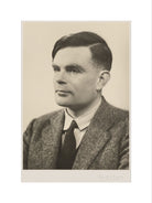 Alan Turing Portrait Print (Art print, Medium, No frame)