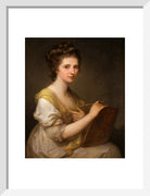 Angelica Kauffmann Portrait Print (Art print, Small, White frame)
