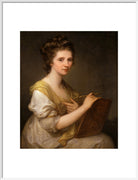 Angelica Kauffmann Portrait Print (Art print, Large, White frame)