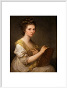 Angelica Kauffmann Portrait Print (Art print, Extra large, White frame)