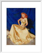 Anna Neagle Portrait Print (Art print, Small, White frame)