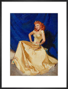 Anna Neagle Portrait Print (Art print, Medium, Black frame)