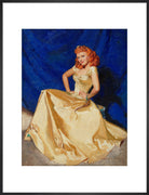Anna Neagle Portrait Print (Art print, Large, Black frame)