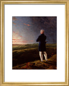 Arthur Wellesley, 1st Duke of Wellington (''A Celebrated Commander on the retir''d list'') Portrait Print (Art print, Small, Gold frame)