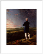 Arthur Wellesley, 1st Duke of Wellington (''A Celebrated Commander on the retir''d list'') Portrait Print (Art print, Medium, White frame)