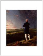 Arthur Wellesley, 1st Duke of Wellington (''A Celebrated Commander on the retir''d list'') Portrait Print (Art print, Large, White frame)