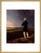 Arthur Wellesley, 1st Duke of Wellington (''A Celebrated Commander on the retir''d list'') Portrait Print (Art print, Large, Gold frame)