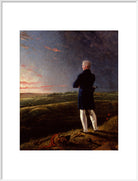 Arthur Wellesley, 1st Duke of Wellington (''A Celebrated Commander on the retir''d list'') Portrait Print (Art print, Extra large, White frame)