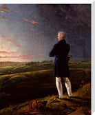 Arthur Wellesley, 1st Duke of Wellington (''A Celebrated Commander on the retir''d list'') Portrait Print (Stretched canvas, Large, No frame)