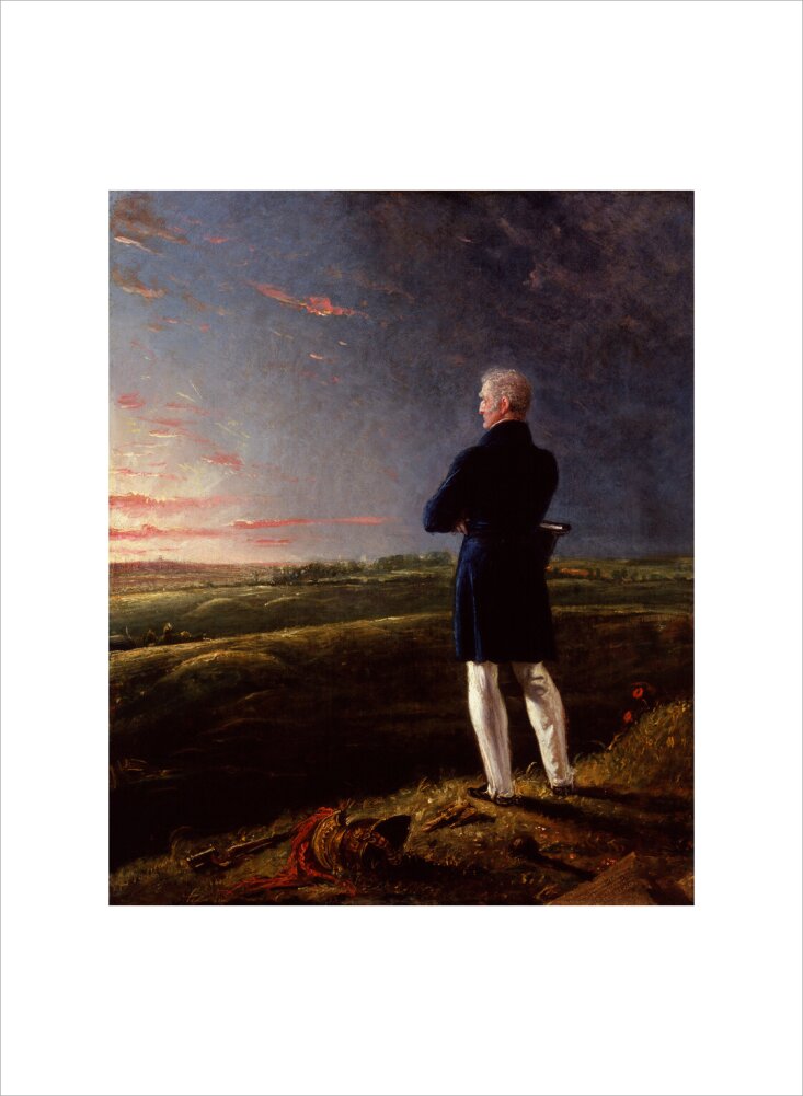 Arthur wellesley, 1st duke of wellington (''a celebrated commander on the retir''d list'') portrait print (art print, small, no frame)