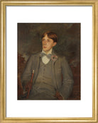 Aubrey Beardsley Portrait Print (Art print, Small, Gold frame)