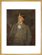 Aubrey Beardsley Portrait Print (Art print, Large, Gold frame)