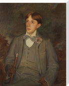 Aubrey Beardsley Portrait Print (Stretched canvas, Large, No frame)