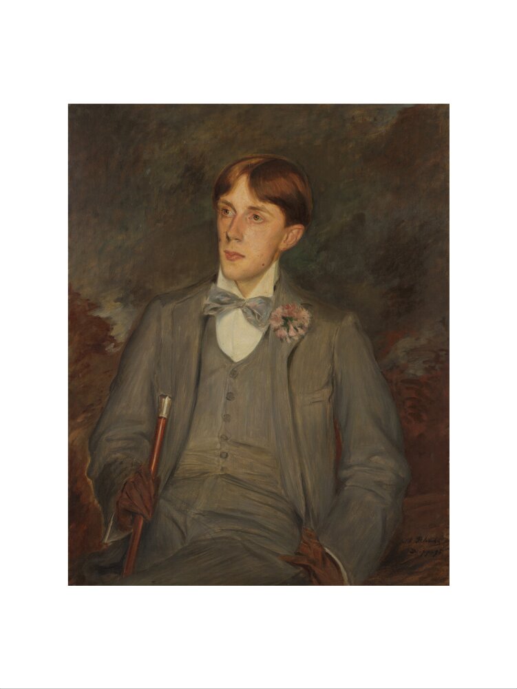 Aubrey beardsley portrait print (art print, extra large, no frame)