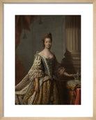 Charlotte of Mecklenburg-Strelitz Portrait Print (Art print, Small, Natural frame)