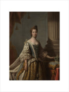 Charlotte of Mecklenburg-Strelitz Portrait Print (Art print, Large, No frame)