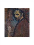David Bomberg (''Self-Portrait with Pipe'') Portrait Print (Art print, Small, No frame)