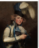 Dorothy Jordan Portrait Print (Stretched canvas, Extra large, No frame)