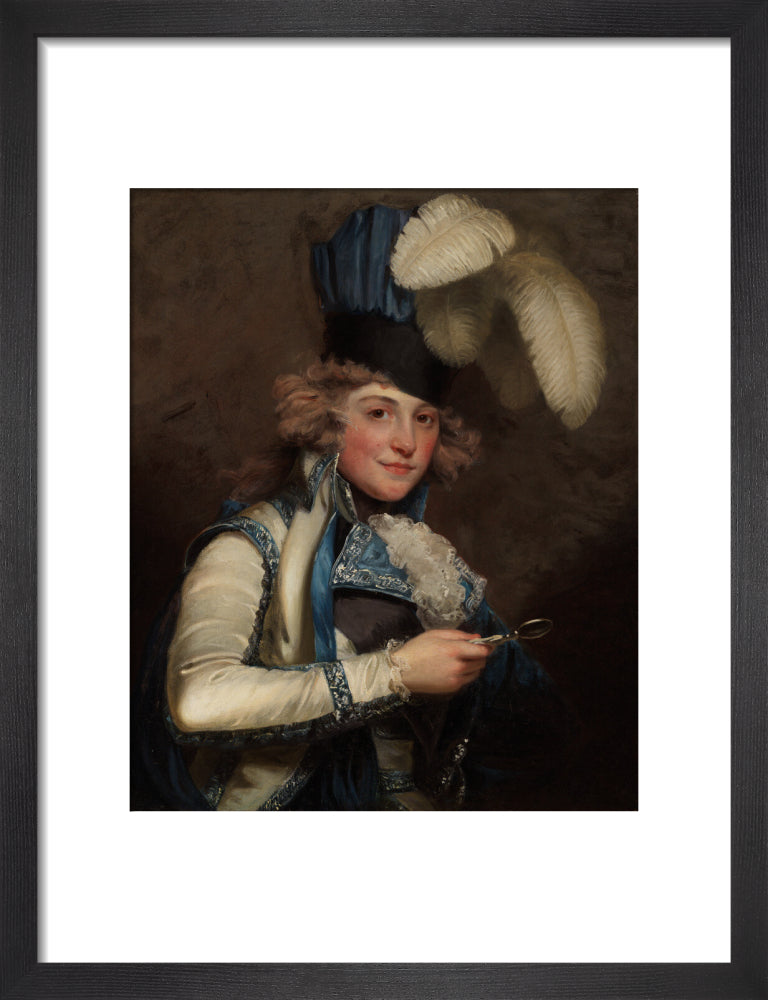 Dorothy jordan portrait print (art print, small, black frame)