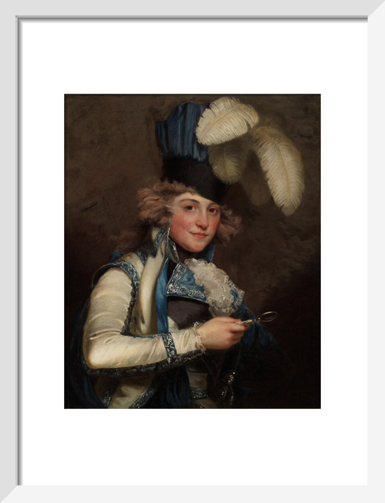 Dorothy jordan portrait print (art print, small, white frame)