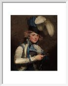 Dorothy Jordan Portrait Print (Art print, Small, White frame)