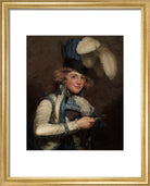 Dorothy Jordan Portrait Print (Art print, Small, Gold frame)
