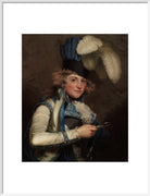 Dorothy Jordan Portrait Print (Art print, Large, White frame)