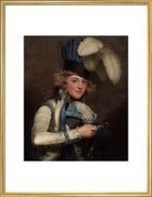 Dorothy Jordan Portrait Print (Art print, Large, Gold frame)