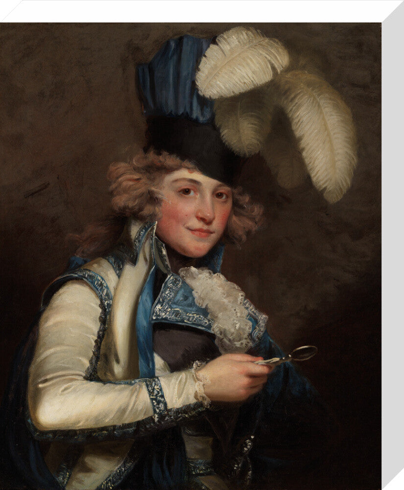 Dorothy jordan portrait print (stretched canvas, medium, no frame)