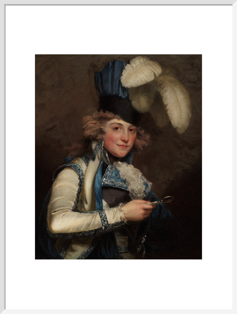 Dorothy jordan portrait print (art print, extra large, white frame)