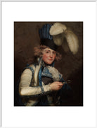 Dorothy Jordan Portrait Print (Art print, Extra large, White frame)