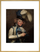 Dorothy Jordan Portrait Print (Art print, Extra large, Gold frame)