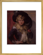 Ellen (''Nellie'') Farren Portrait Print (Art print, Medium, Gold frame)